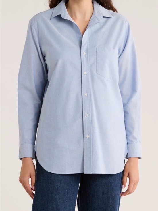 J. Crew Tops - J Crew Classic Light Blue Men's Button-Down Shirt Size Medium